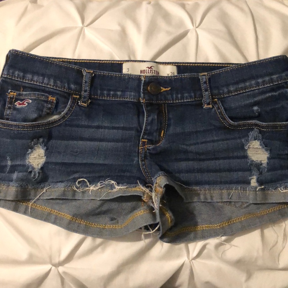 Hollister jean shorts